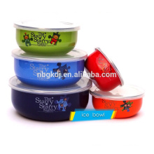 enamel mixing bowl & high quality & special decal